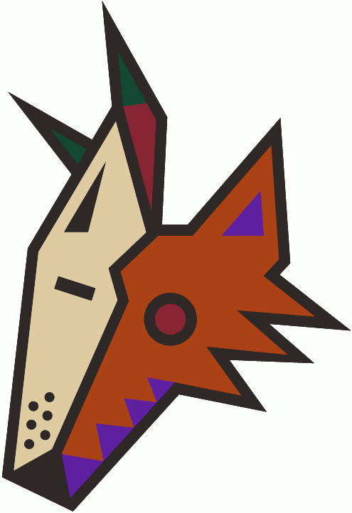 Phoenix Coyotes 1996-1999 Alternate Logo fabric transfer version 2
